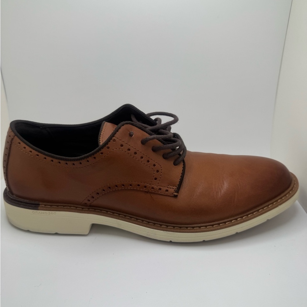 Cole Haan Grand Series Men's Tan Leather Oxfords size US 12 - Picture 4 of 10